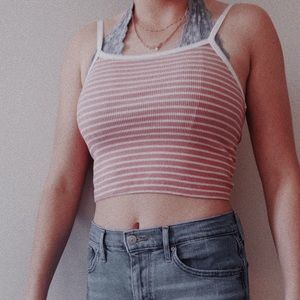 Brandy Melville Vintage Cropped Tank Top